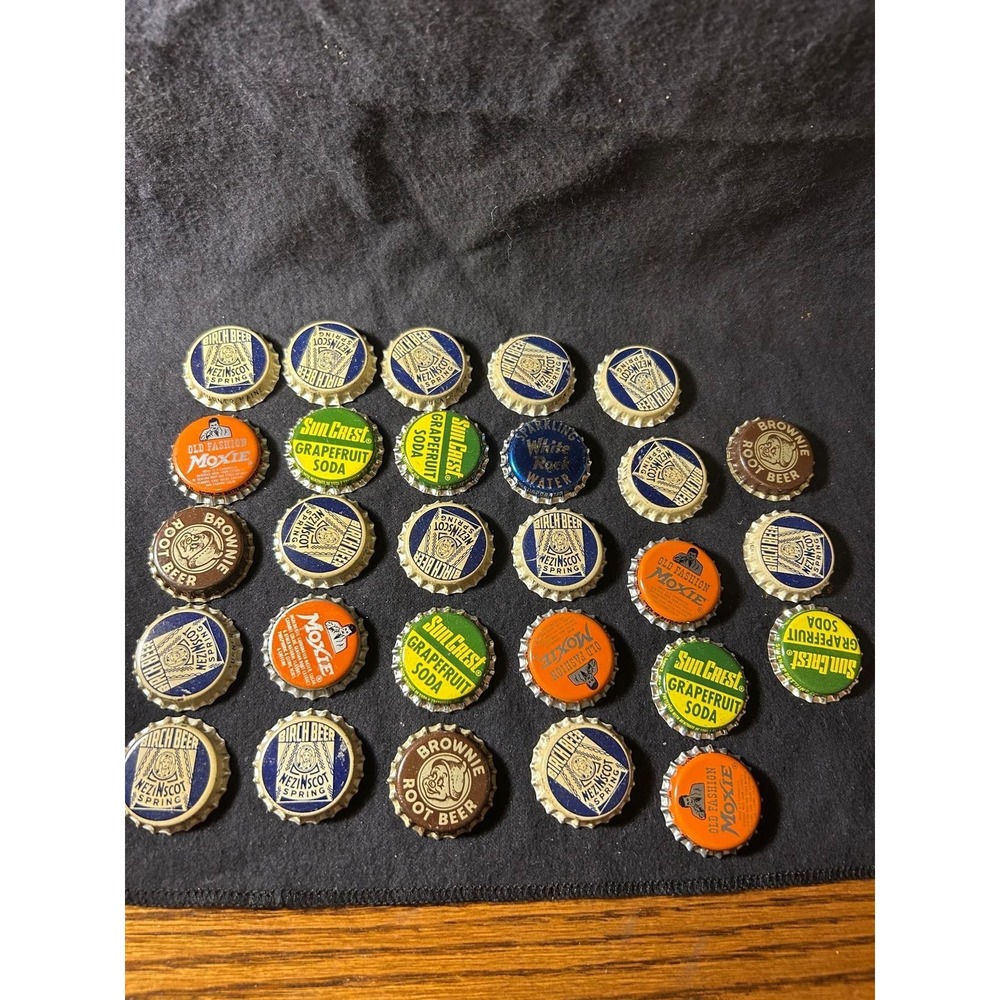 Lot Of 28 Vintage Soda Caps